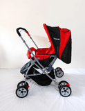 LUVLAP Starshine Baby Stroller Pram 18258 Reversible Handle 5-Point B120
