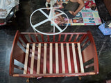 BABYHUG Florence 3 in 1 Rocking Cot Cum Junior Bed Cherry