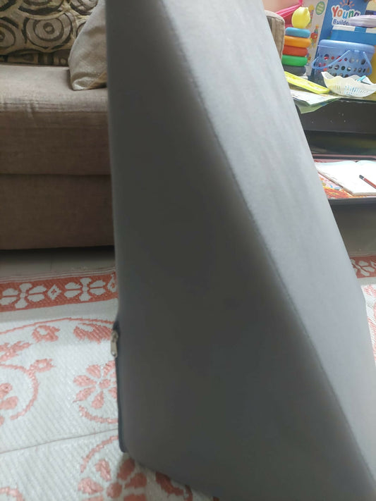 Memory foam coccyx seat pillow for tailbone pain relief and comfortable long sitting.