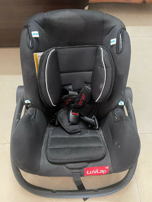 Enjoy versatile comfort and protection for your baby with the LuvLap 4-in-1 Convertible Car Seat, Carry Cot, Rocking Chair, and Feeding Chair!