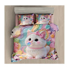 Cute cat-themed bedding set 