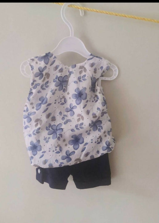 Cute Floral Baby Outfit