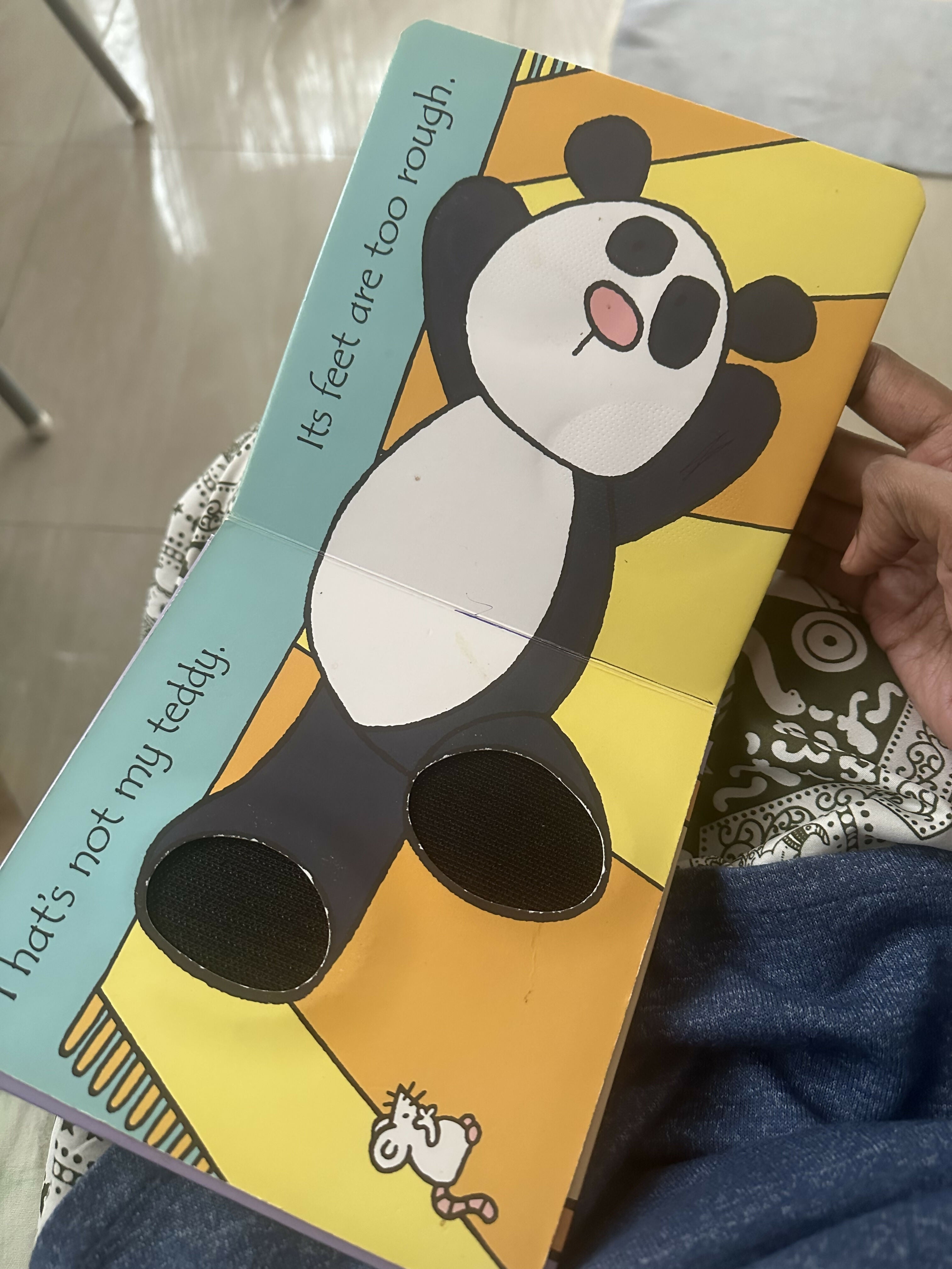 That’s not my teddy - touch and feel board book for babies