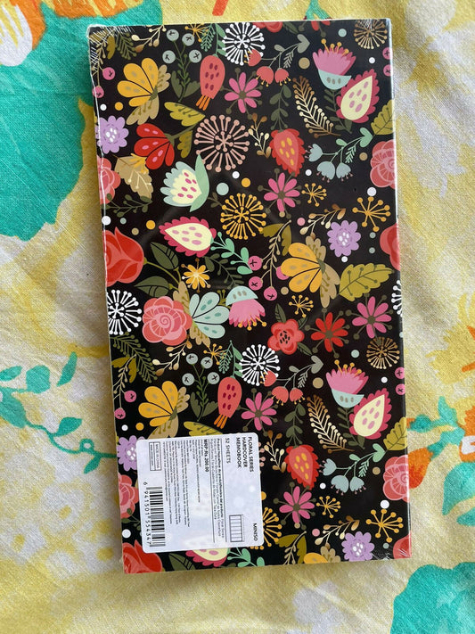 FLORAL SERIES HARDCOVER MEMO BOOK, Random Colors - PyaraBaby