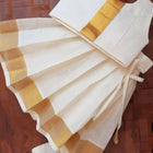 Introduce your child to the elegance of traditional Kerala fashion with this Kerala Style Frock/Dress for kids.