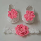 Shop our Baby Footwear with Matching Hairband set – the perfect combination of comfort, style, and charm for your little one's special moments.
