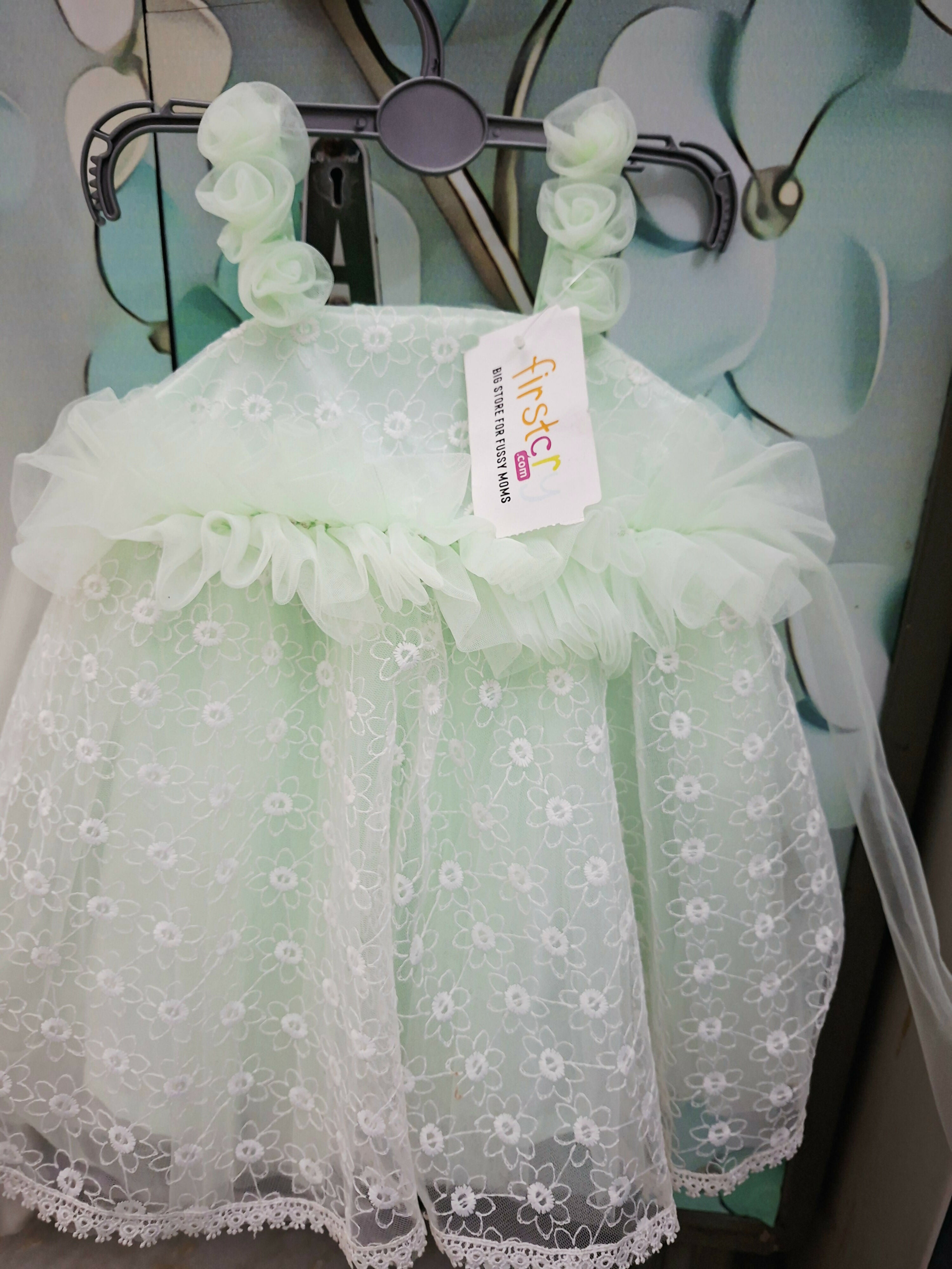 Light green lace dress 