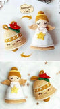 Reversible Angel Bell Doll – soft, cuddly toy with bell sound for kids.