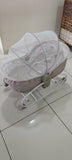 Babyhug opal 3 in 1 rocker and sleeper with mosquito net