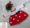 Crochet baby frock
