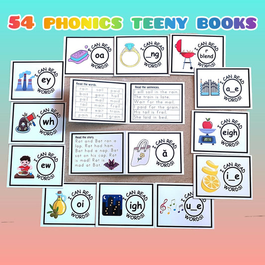 Phonics 54 Teeny books