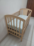 STAR AND DAISY 12-in-1 baby crib, convertible baby cot with rocking base, multifunctional wooden crib, rocking baby bed India, newborn to toddler crib