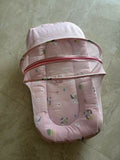 baby carrier sleeping nest, 2-in-1 baby nest, portable baby bed, newborn carrier, travel-friendly baby lounger, soft baby sleeping bag