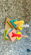 Wooden stacker game