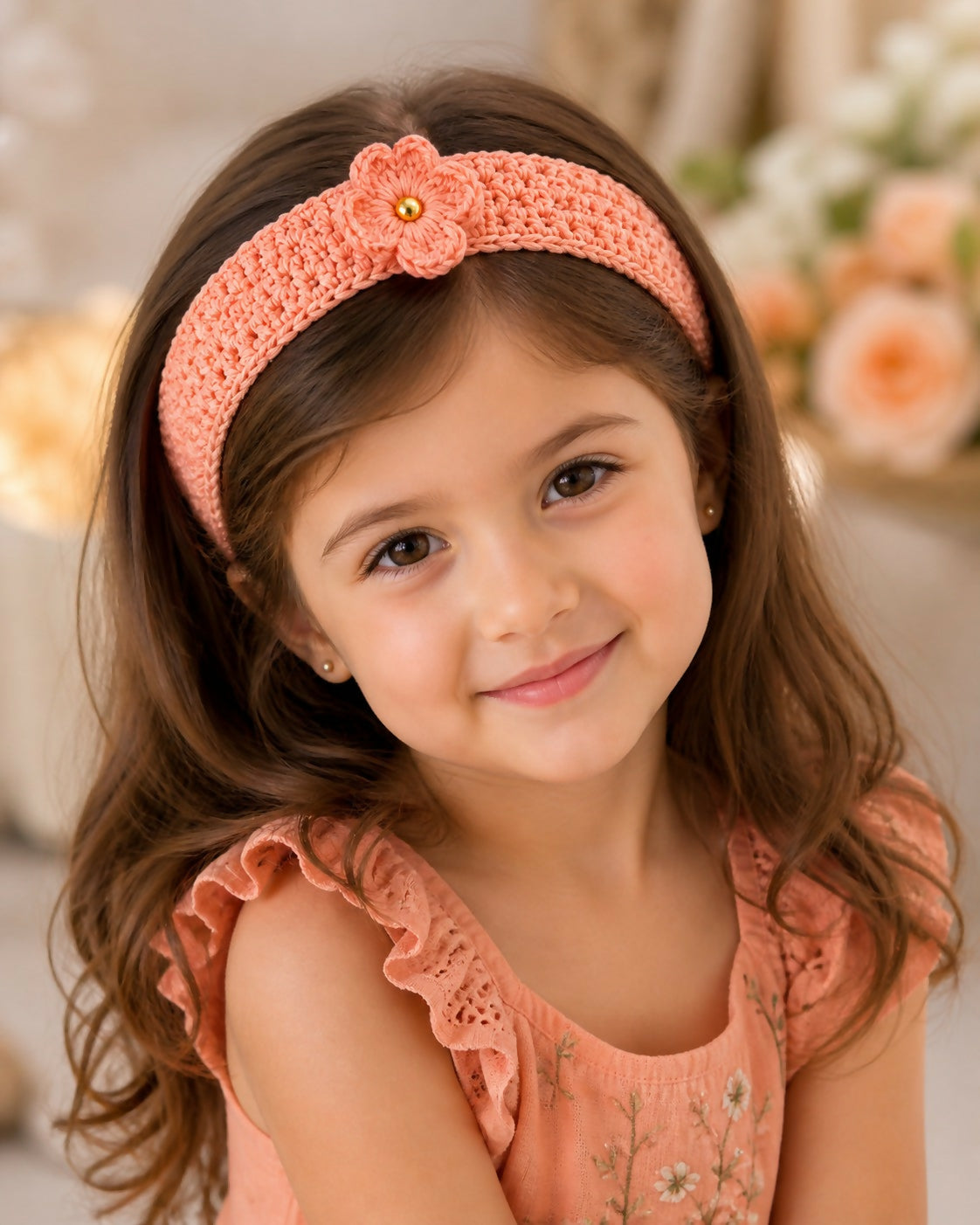 Cute Floral Hair Accessories Set | Soft & Lightweight hair belt combo pack of 3