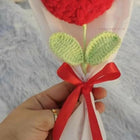 Hand Crocheted Rose Flower