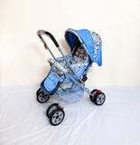 LuvLap Sunshine Reversible Handle Baby Stroller Foldable Travel Pram