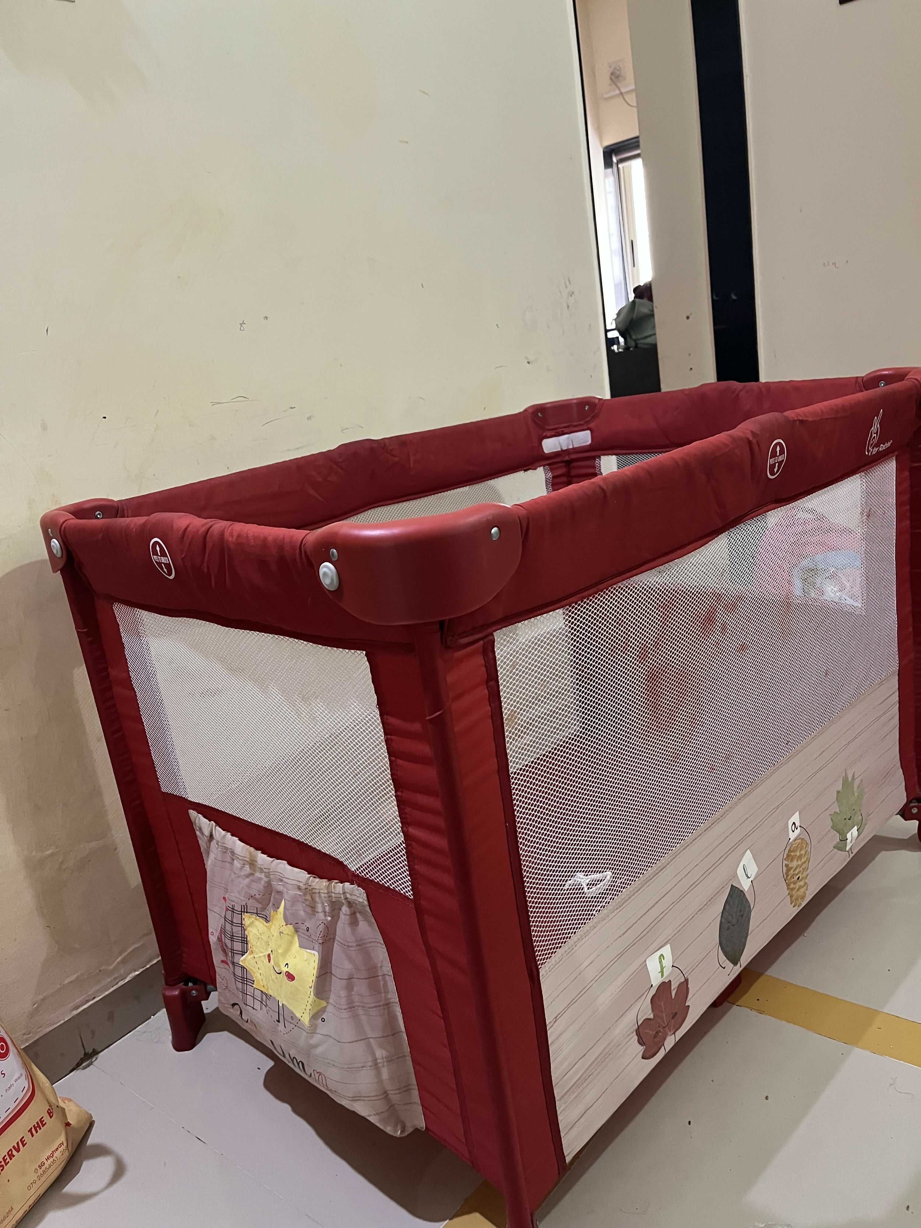 R FOR RABBIT Hide & Seek  Baby Cot/Crib/PlayPen