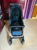 Experience comfort and convenience with the STAR AND DAISY Stroller/Pram for Baby, featuring a spacious seat, adjustable canopy, and one-hand folding mechanism for easy travel and storage.