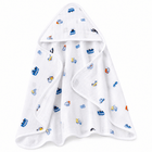 COCOSHELL Muslin Cotton Hooded Towel 70X70 Cm  Single Layer Towel