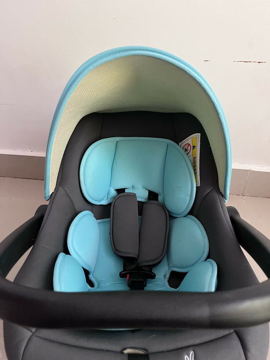 R FOR RABBIT Picaboo Baby Car seat, Carry Cot, 4 in 1 Multi Purpose Kids Carry Cot, Infant Car Seat, Rocker for Infant Babies of 0 to 15 Months & Weight Capacity Upto 13 Kgs - PyaraBaby