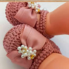 Crochet booties