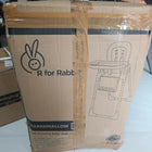 R for Rabbit Marshmallow Lite High Chair - Lightweight, Foldable, and Safe for Baby's Mealtime.