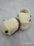 Crochet Baby Unisex Footwear/ Handmade Baby Booties/Shoes