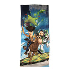 Towel with cartoon characters 