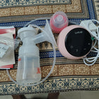 Pink breast pump 