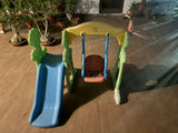 Grow’n Up swing and slide playset – safe, all-in-one activity gym for toddlers and preschoolers.

