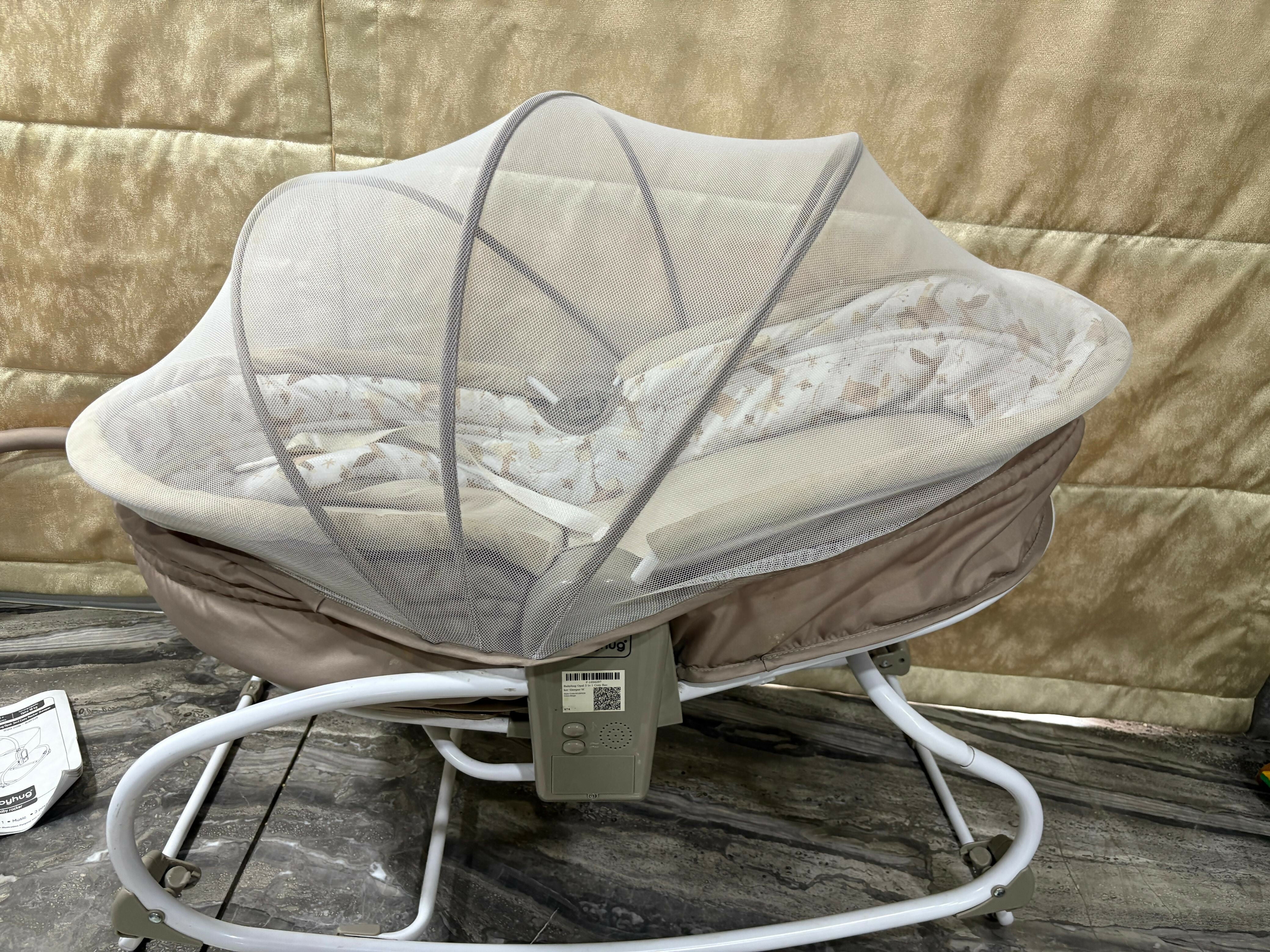 BABYHUG OPAL 3-in-1 Baby Rocker Cum Bassinet