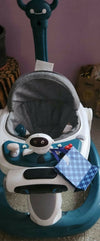 Baby Robotic Walker with Canopy and Musical Activities Push Cum Walker
