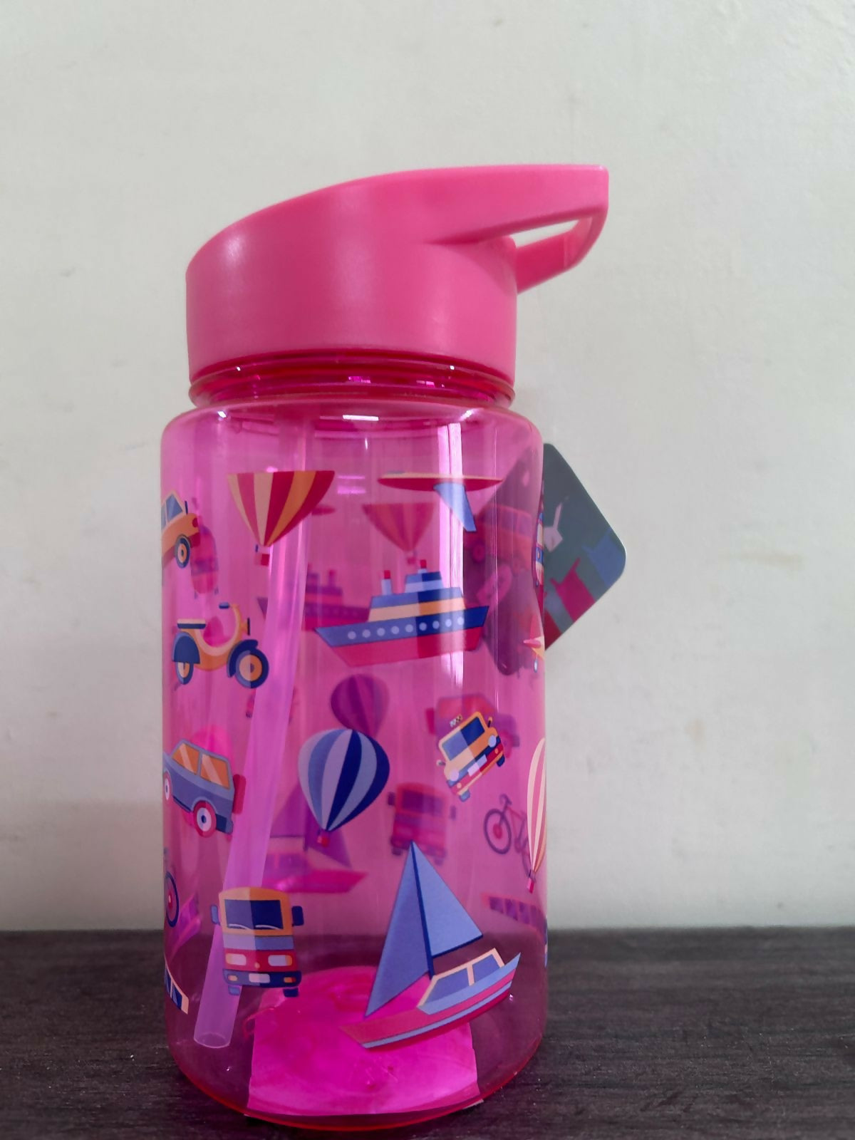 Quench their thirst with fun and convenience using the Mr DIY Water Bottle with Straw for Kids - the perfect hydration companion for little adventurers.