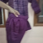 Purple Heavy Style Kurta with Pyjamas and Koti