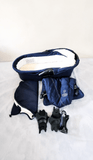 BABYCAB Noah Carry Cot Bassinet Navy Blue Stroller Attachment B116