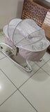 Babyhug opal 3 in 1 rocker and sleeper with mosquito net
