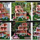 Castle Big Multi arrangement Doll House (The Princess House)