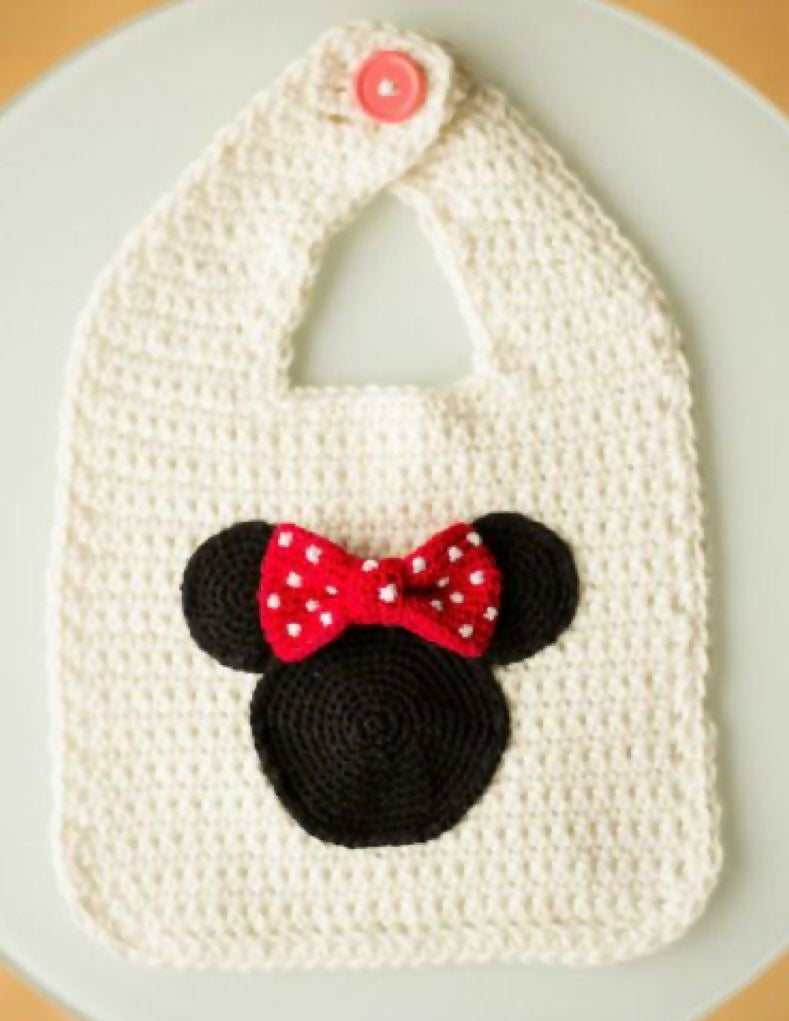 Handmade Crochet Baby Bib – Soft, Reusable & Perfect for Mealtime
