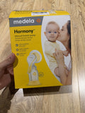 Medela Manual Harmony Single Hand Breast Pump with Flex Shields for Comfort & Expressing More Milk, 6 Count