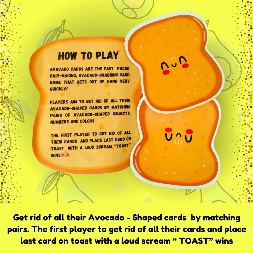 AVOcado  On toast card game 