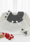 Crochet Frock + Hairband + Booties (Combo of 3)