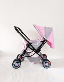 Babyhug Reversible Handle Baby Stroller Foldable Travel Pram Newborn