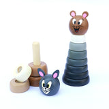 Explore creativity and fine motor skills with the Cat Mouse Stacker for Kids – a classic stacking toy that enhances hand-eye coordination and offers practice in lacing or threading.