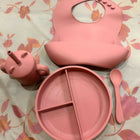 Silicon Baby Feeding Set – 5 Pcs