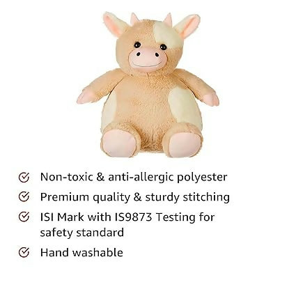 Patly Jam & Honey Cow Figure (33 Cm, Brown) - 33 cm (Brown)