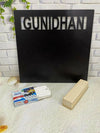 Personalised Black Board with Chalk and Duster