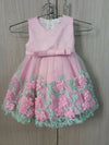 Sirosa by Hopscotch Partywear Dress/Frock for Baby Girl