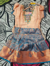 Silk Top with Lehenga for Baby Girl