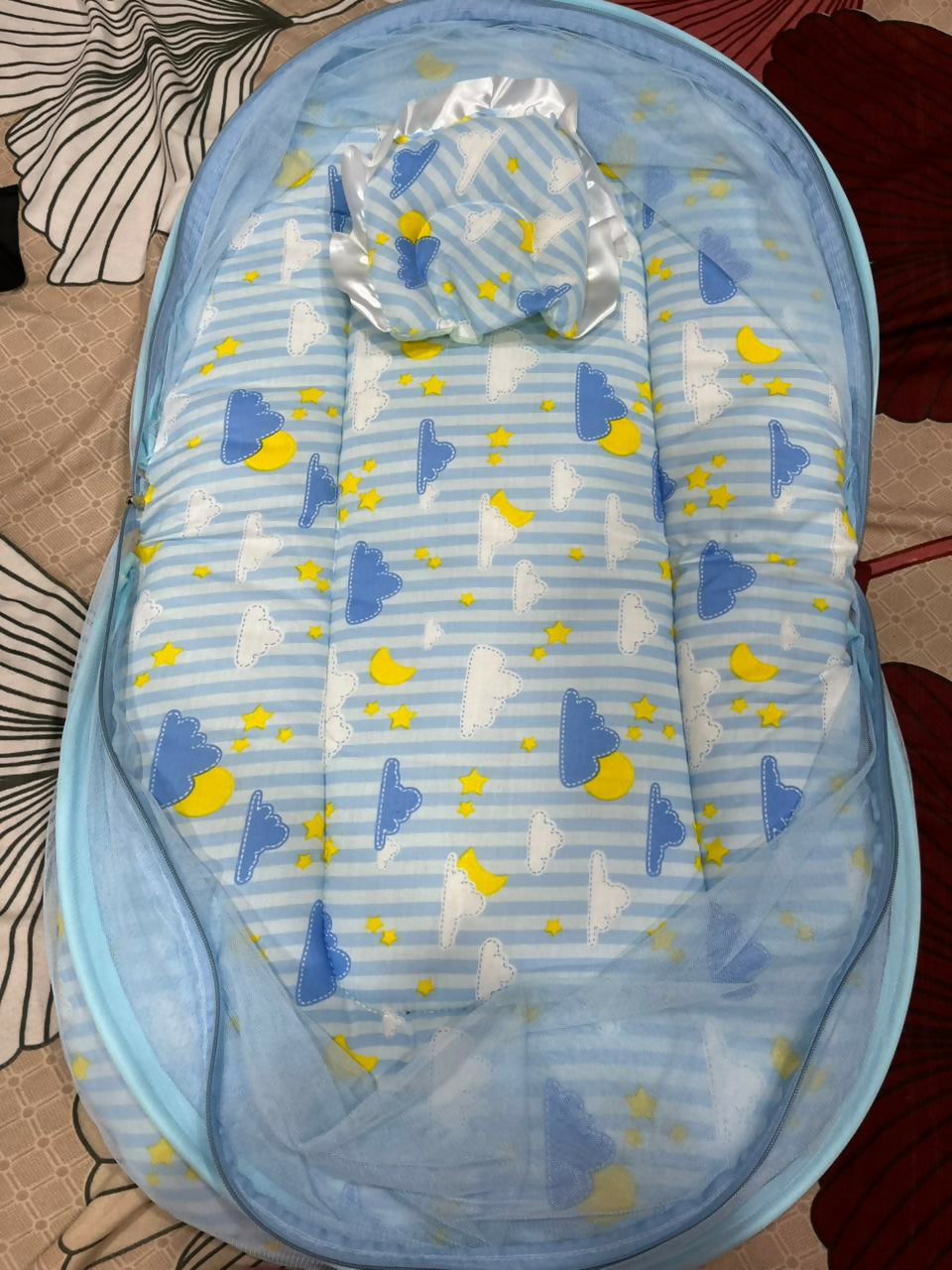 Baby Bedding Set with Mosquito Net – Soft & Cozy Sleeping Comfort for Babies